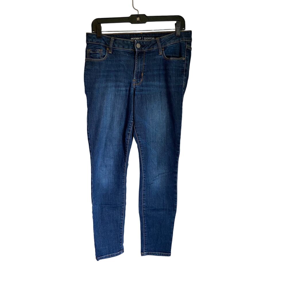 Old Navy Rockstar Mid Rise Taille Mi Basse Jeans Size 10
